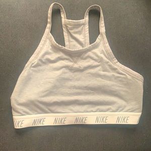 Gray Women’s Nike sports bra